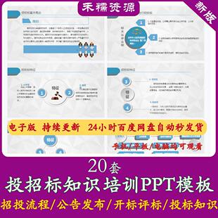 招标投标流程公告发布开标评标学习采购招投标知识培训PPT课件