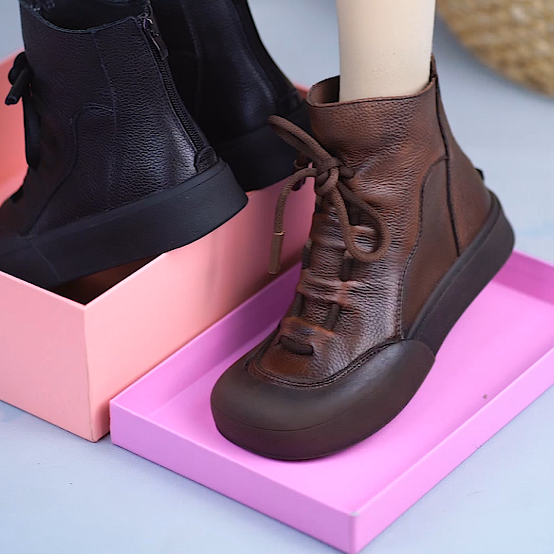 无注册马丁靴橡胶马丁靴纯牛皮