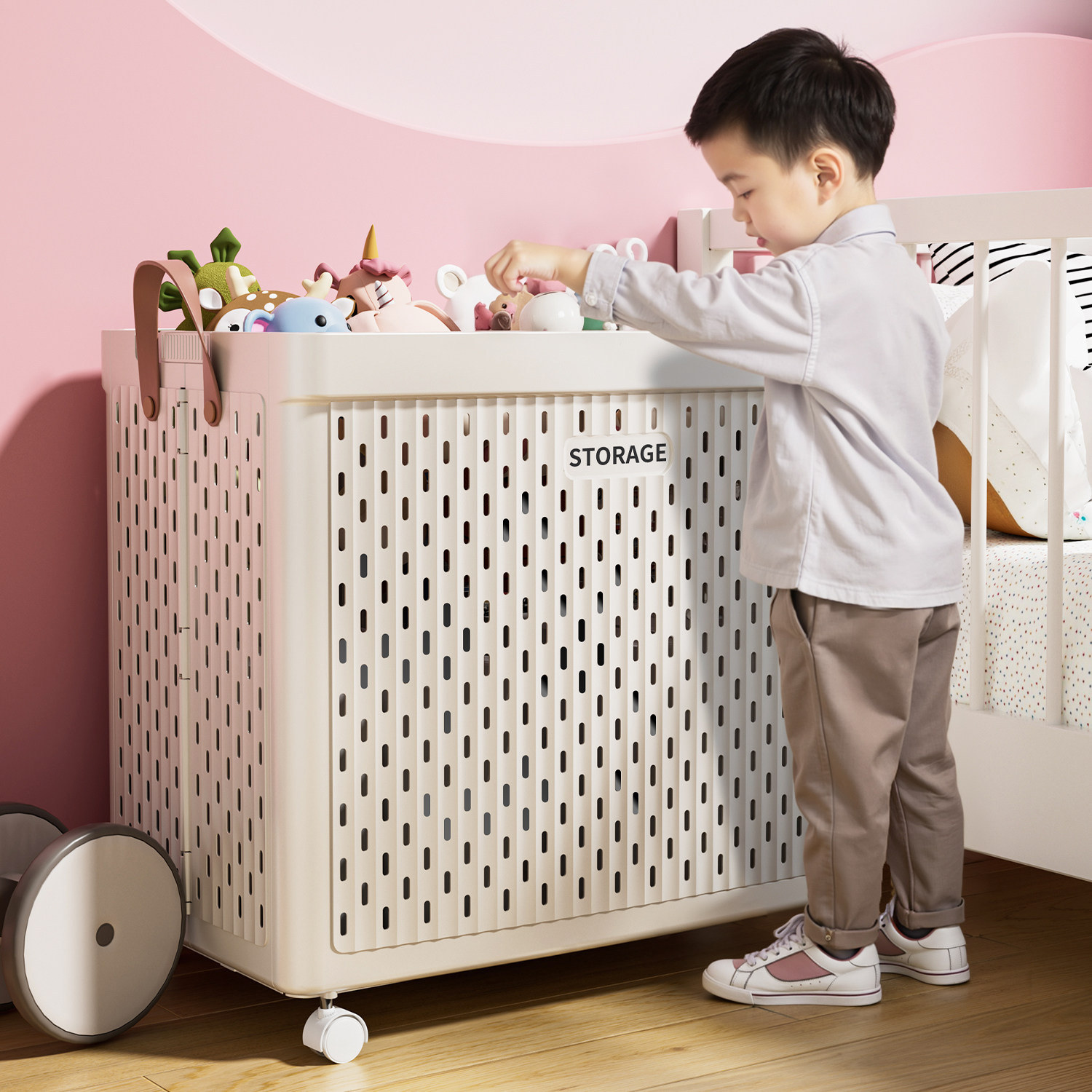 儿童玩具收纳箱大容量超大家用客厅零食储物箱衣服整理箱收纳神器