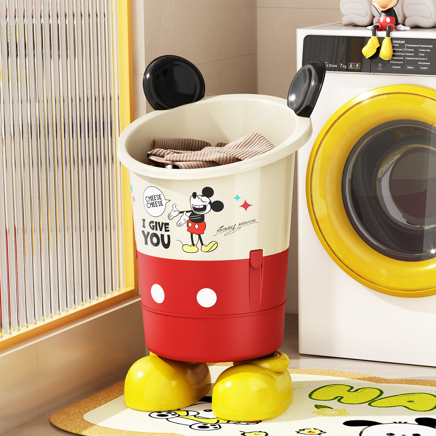 脏衣篓家用脏衣服收纳筐卡通高颜值卫生间厕所浴室洗衣篮放衣神器