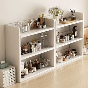 简易书架桌面置物架多层组合小型书柜家用化妆品收纳储物展示架子