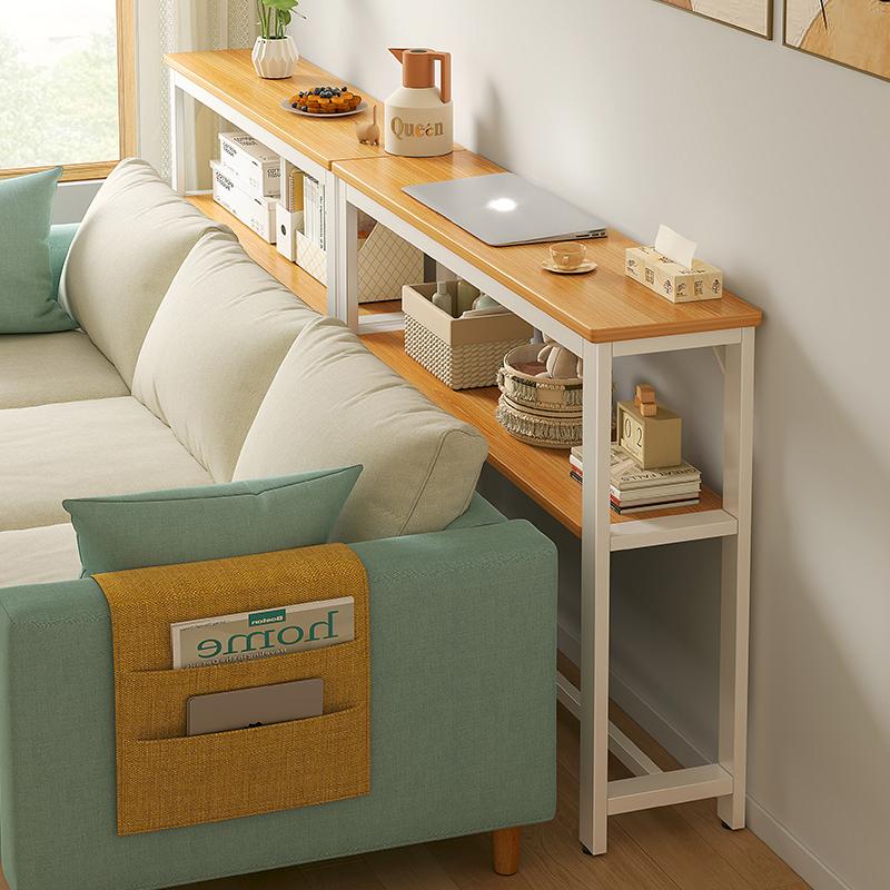 沙发后置物架靠背柜极窄超窄边柜夹缝收纳柜缝隙长条置物柜小窄桌