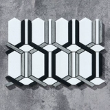 Чернила зеленая вода Мраморная каменная мозаичная туалетная декоративная земля не сокрушительный кухонный бар фоновая стена