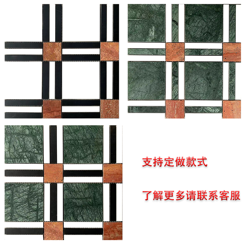 天然大理石马赛克石材卫生间民宿大堂会所酒店装修地砖餐厅别墅