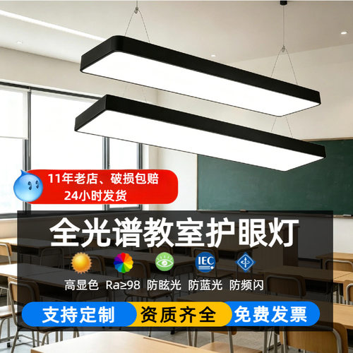 店铺超亮三防办公室吊线灯国标