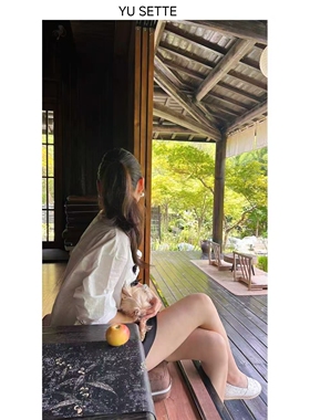 遇儿推荐【慵懒蝴蝶结衬衫】气质时尚衬衫上衣20250144