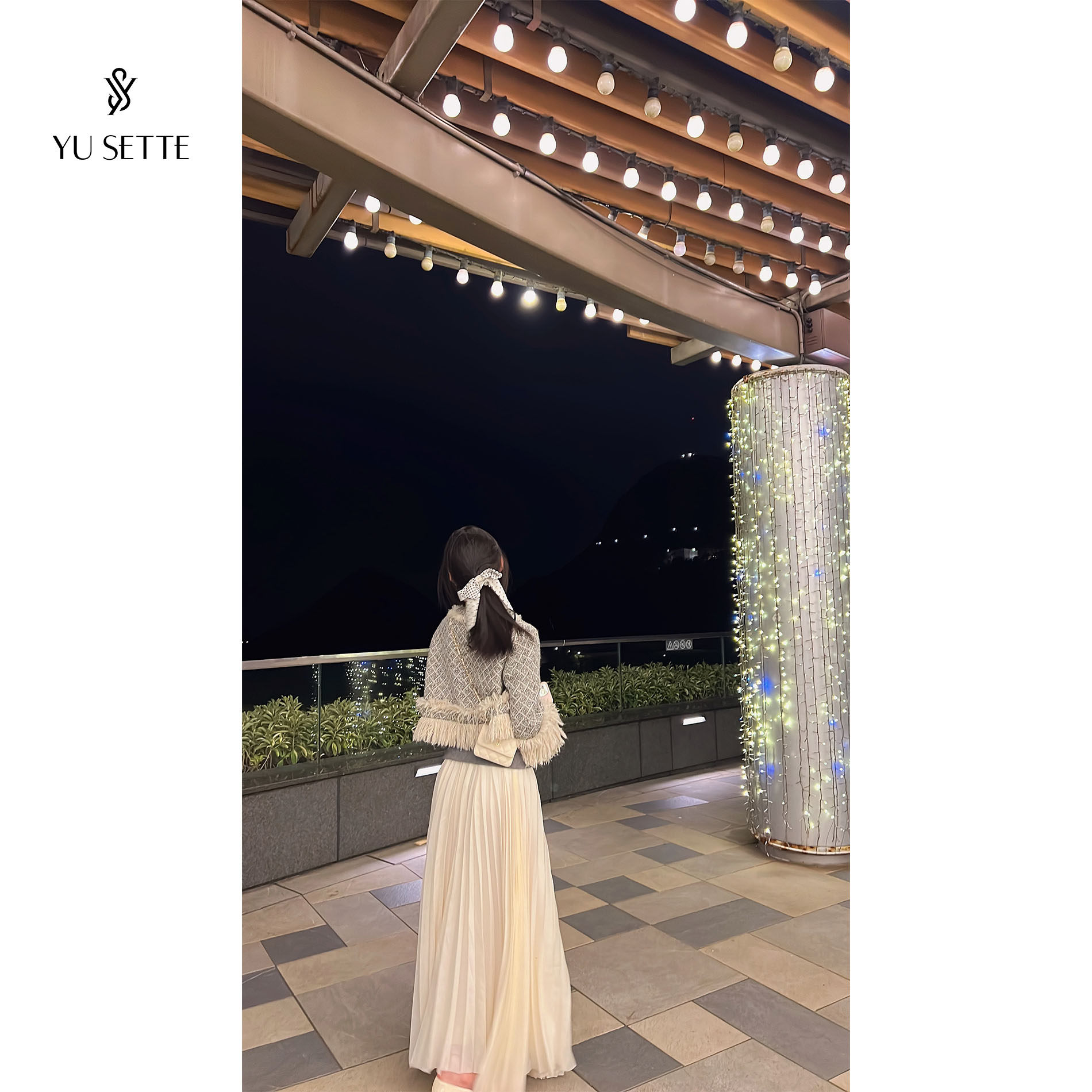 遇儿推荐【拉毛设计师款小香上衣】气质流苏小香风短外套20240213