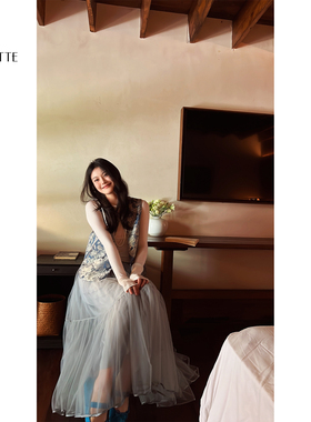 遇儿推荐【海棠醉日  正反两穿马甲 】气质时尚马甲上衣20250120