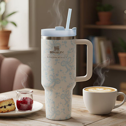 Stanley联名保冷杯大容量冰霸杯520礼物礼盒款保温杯女朋友生日