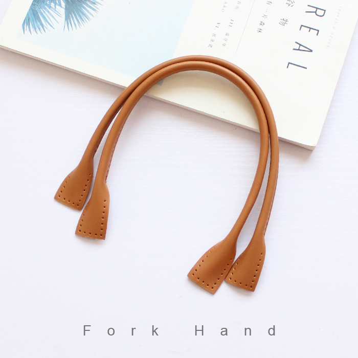 叉子原创真皮手工布包配件