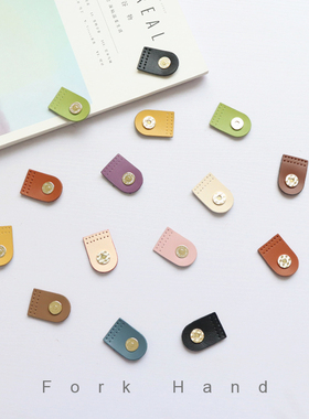 叉子手工箱包配件新款磁扣防盗扣包口扣子diy手工编织包布包配件