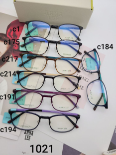 2021款正品Annalee安娜李超轻镜架高档近视眼镜架镜框新款 1021