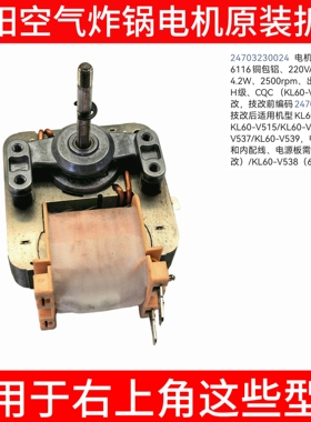 九阳空气炸锅电机马达转子 KL60-V515/V506A/ V537/KL60-V539