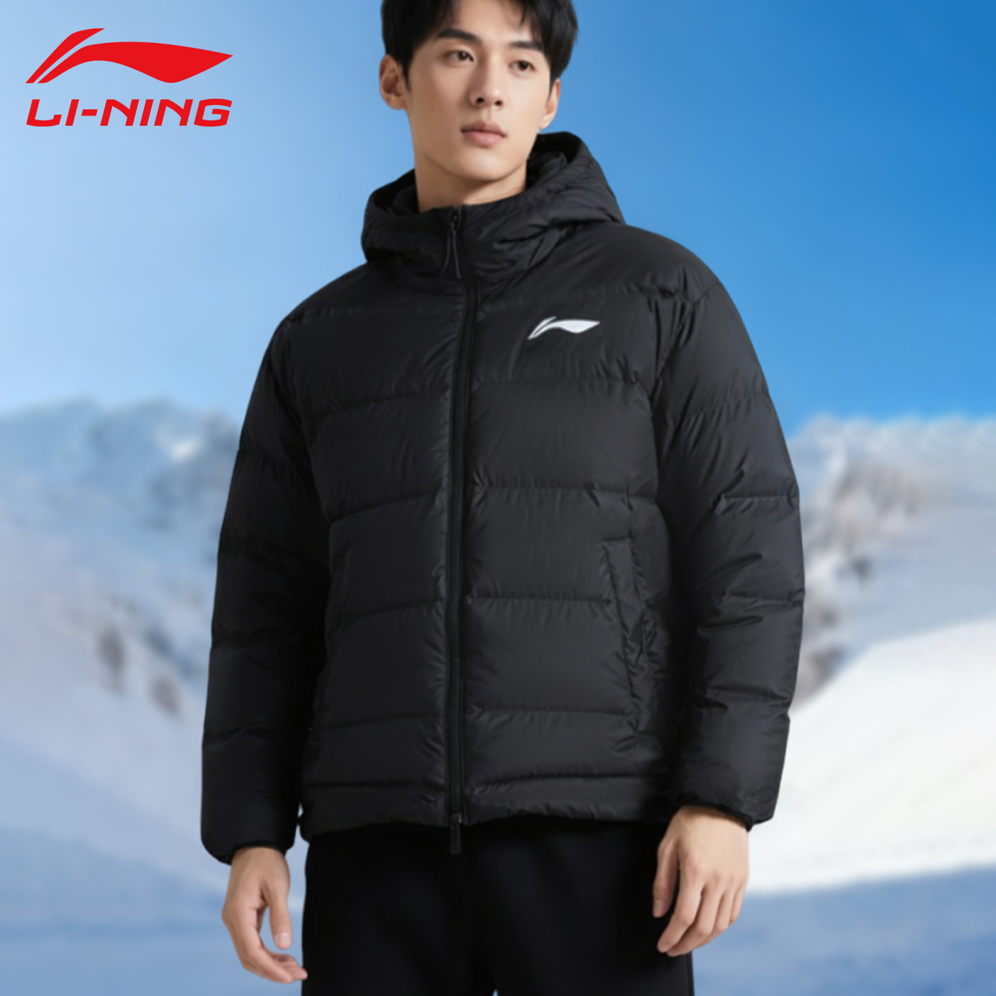 黑色冬季短款轻薄学院风运动