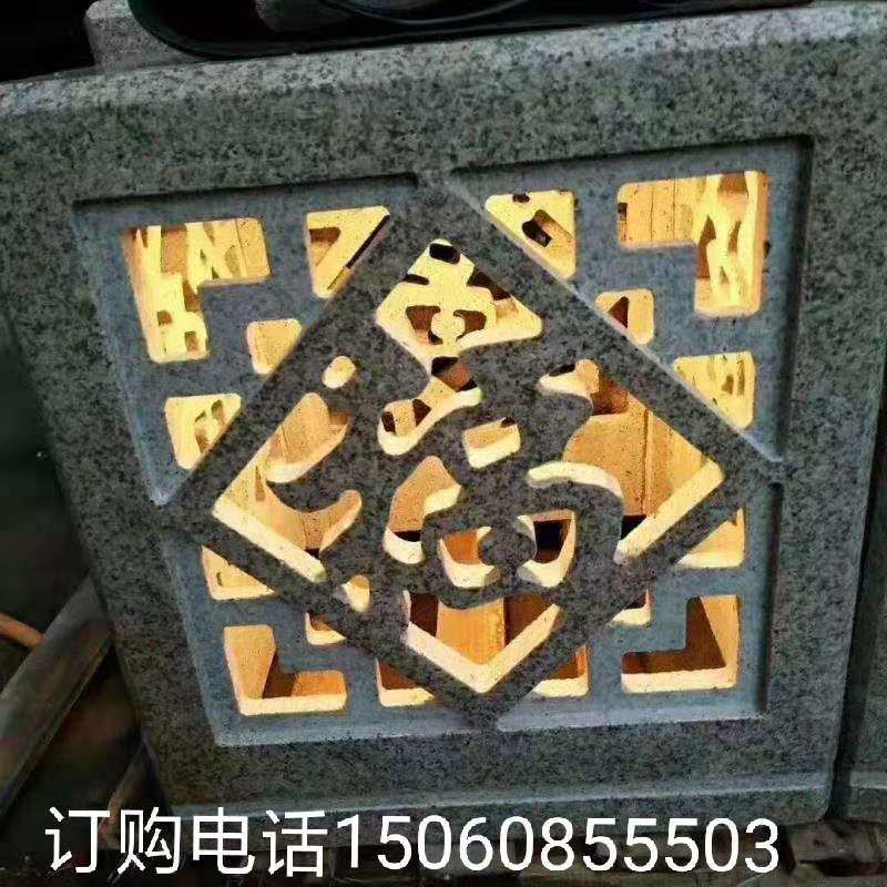 石头灯笼门柱石灯笼太阳能灯笼日式庭院石灯仿古石头灯