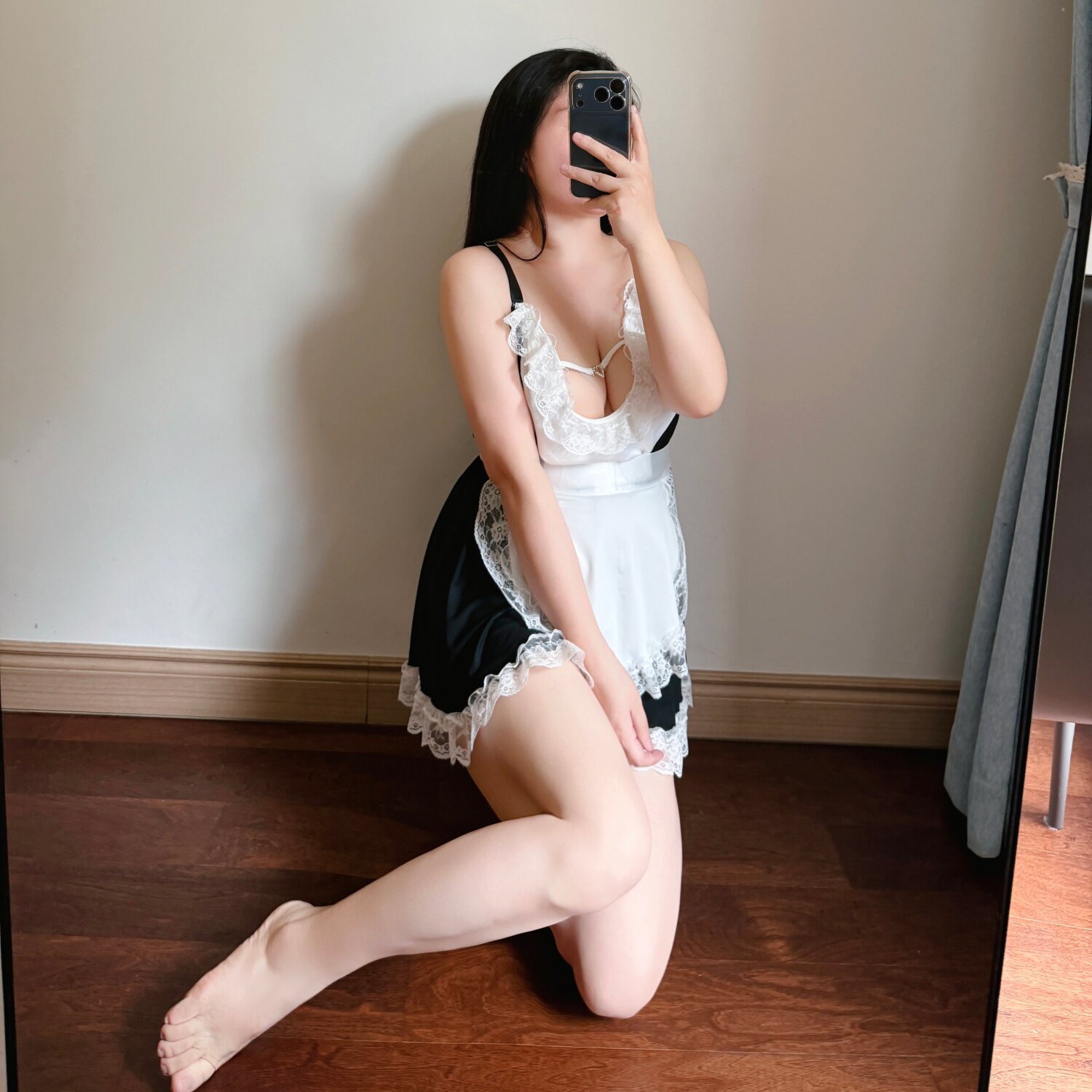 200斤加肥加大码女装性感女仆睡裙胖mm吊带蕾丝诱惑睡衣私房床上