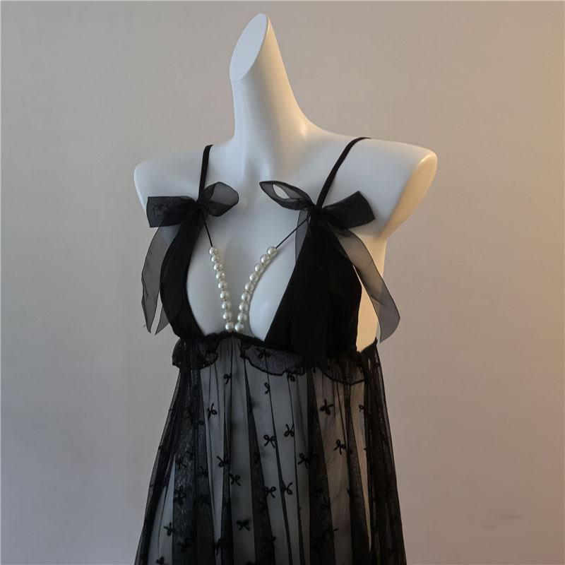 蕾丝网纱性感200斤轻松穿睡裙