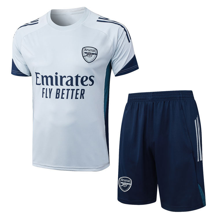 阿森纳短袖球衣男足球训练服短裤2526夏季速干复古运动跑步健身服