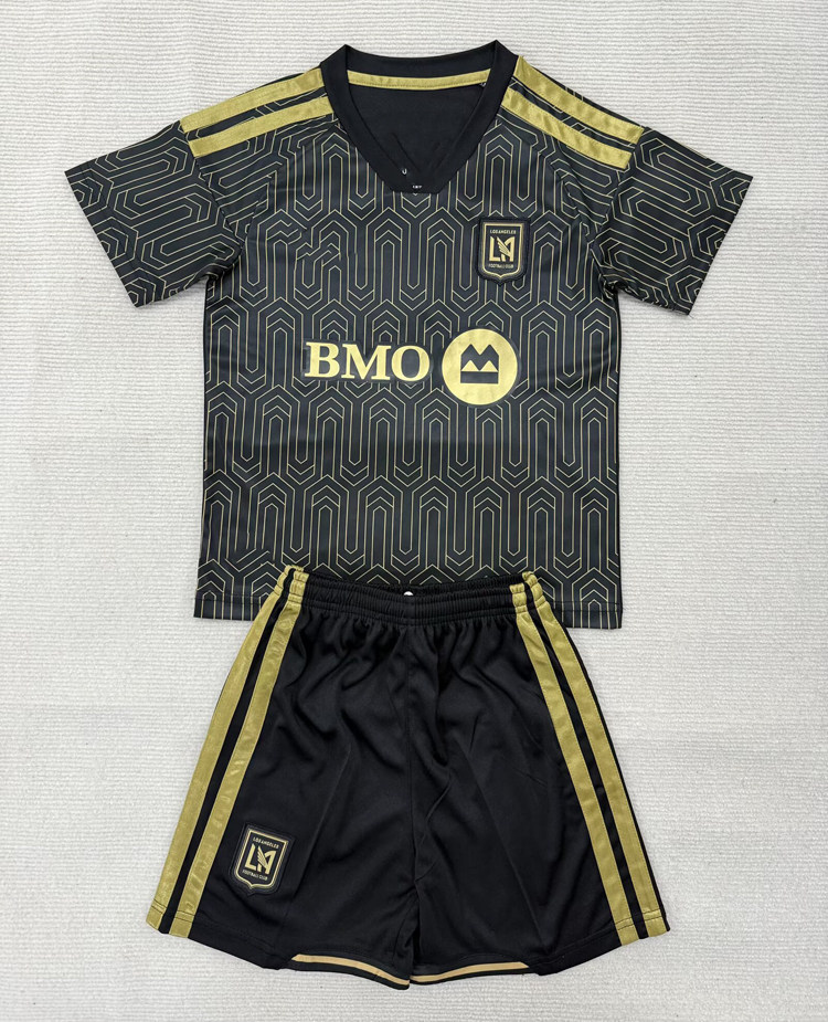 洛杉矶fc冷门球衣2627新款足球训练服套装黑色定制男速干比赛运动