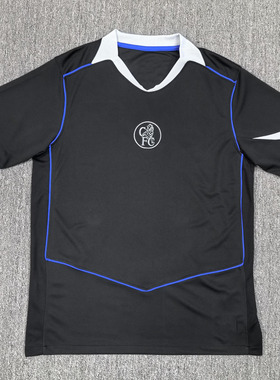 切尔西黑色短袖球衣男2526新款足球训练服上衣定制印号字速干队服