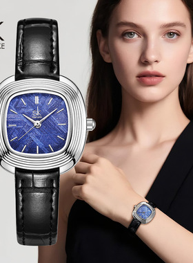 SK手表女生皮带防水气质女士石英表腕表手表时尚潮流2025新款礼物