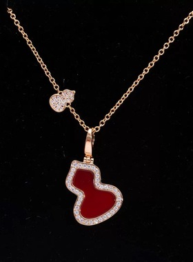 S925纯银葫芦项链女轻奢小众设计感高级感福禄锁骨链2025新款爆款