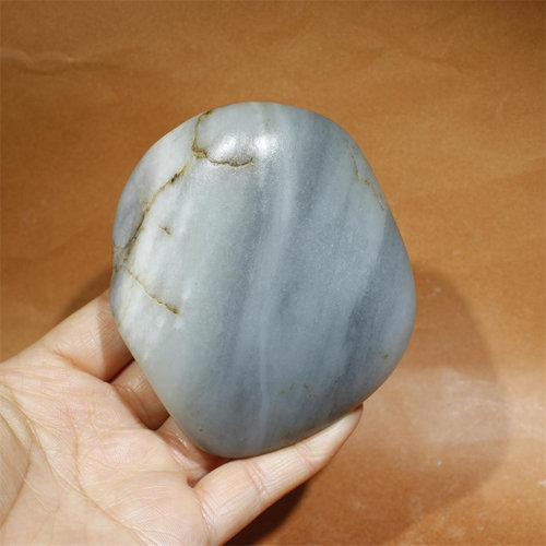 257克青花独籽和田玉籽料原石