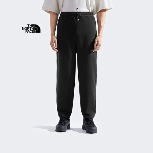 北面秋冬男户外保暖抓绒运动裤