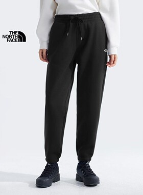 秋冬款TheNorthFace北面女士户外针织束脚加绒运动休闲长卫裤8AUE