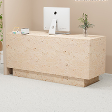 吧台店铺小型服装店收银台女装简易柜台桌美容美发轻奢前台接待台