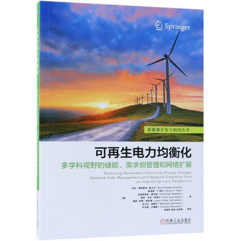 可再生电力均衡化:多学科视野的储能、需求侧管理和网络扩展伯特·德罗斯特_弗兰克_机械工业出版社