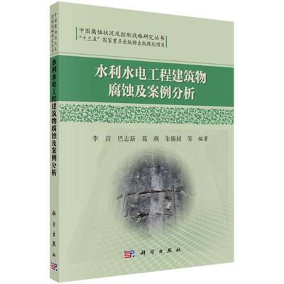 水利水电工程建筑物腐蚀及案例分析李岩等科学出版社