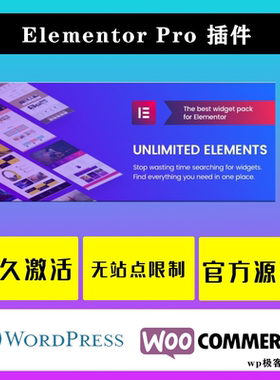 Unlimited Elements for Elementor Pro WP插件 Elementor 元素包