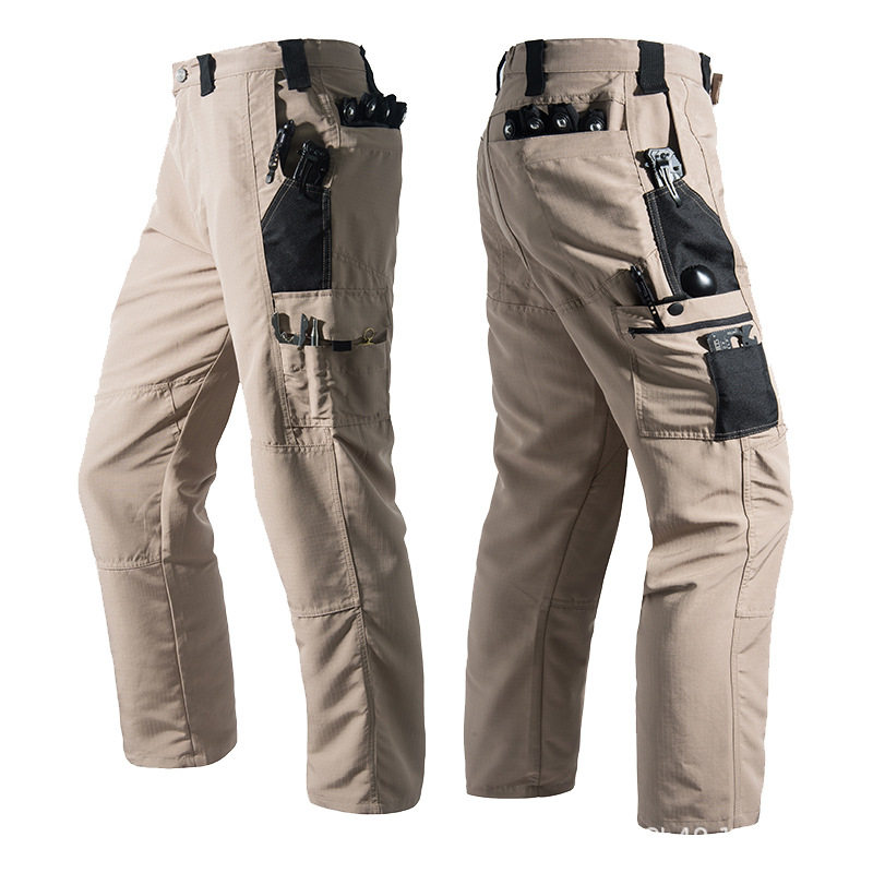 圣甲虫户外战术裤男春秋季透气耐磨多口袋工装裤宽松迷彩裤包邮