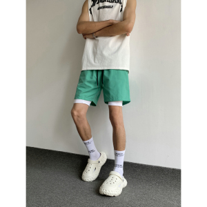 夏季新款美式高街4分裤男女十三色沙滩裤M-5XL504-K02-P15图片