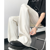 26港风铆钉垂感冰丝喇叭西裤加长休闲裤直播品控504-K812-P55控79，男装西裤，星座504