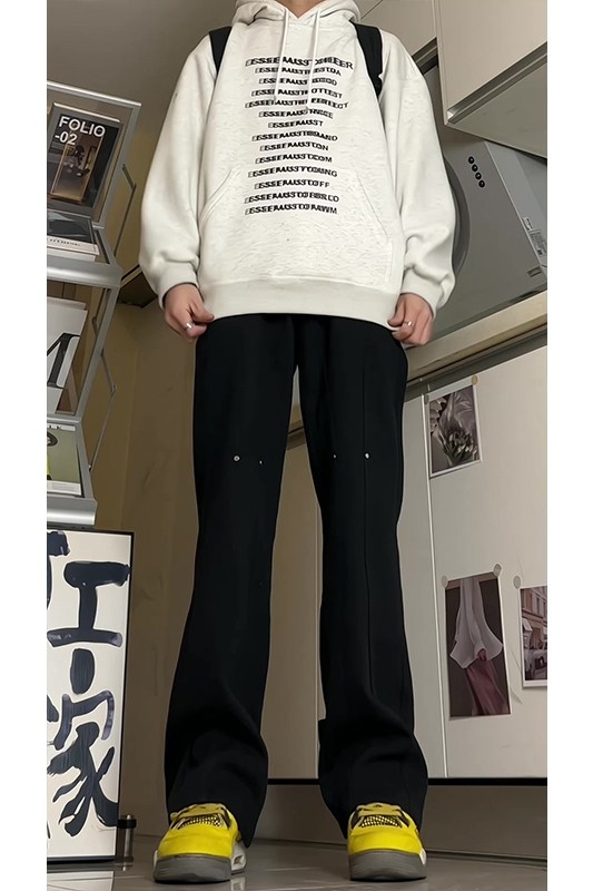 加绒加厚微喇叭弧形拼接牛仔裤504-K806-P55控79（加绒P65控89）,男装牛仔裤,星座504