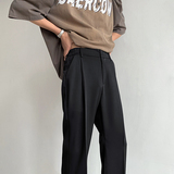 cleanfit高弹垂感喇叭西裤加长休闲裤-直播品控-504-K162-P55控78，男装西裤，星座504