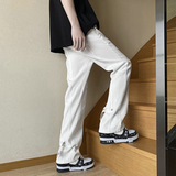 26新款学生男女微喇叭弧形拼接牛仔裤休闲裤潮504-K806-P55控79，男装牛仔裤，星座504