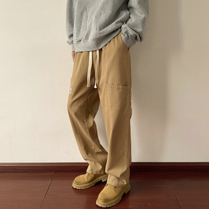 22日系city工装裤休闲裤品质纯直筒裤504-K105-P50图片