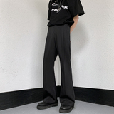 cleanfit高弹垂感喇叭西裤加长休闲裤-直播品控-504-K162-P55控78，男装西裤，星座504