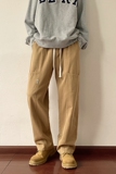 22日系city工装裤休闲裤品质纯直筒裤504-K105-P50，男装休闲裤，星座504