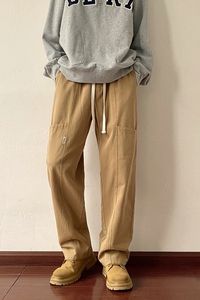22日系city工装裤休闲裤品质纯直筒裤504-K105-P50图片
