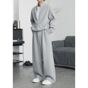 立领情侣男士 新款 直筒休闲运动套装 秋季 51022T 假两件卫衣运动长袖