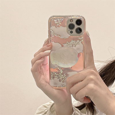 苹果16promax液态流沙壳日韩风软