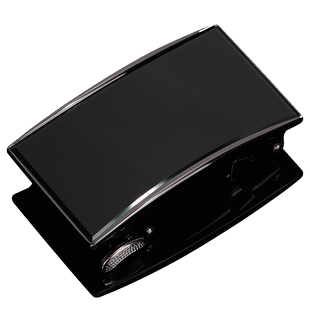 黑色内穿皮带扣头 自动扣腰带头内扣式裤带扣头3.5cm配件保安卡子