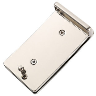 皮带头板扣 带头3.5cm合金配件打孔卡头简约 平滑扣扣头腰带头男裤