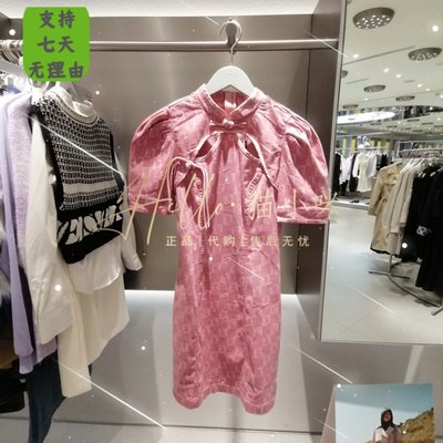 皇冠店 ONLY 2023秋冬专柜正品女士A字小黑裙牛仔连衣裙123442007