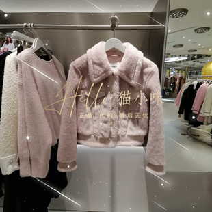 女百搭撞色箱型拼皮外套12349L001 2023秋冬专柜正品 ONLY 皇冠店