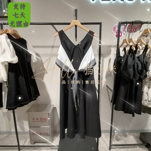 皇冠店 Vero Moda 2023秋季专柜正品女A字无袖V领连衣裙32337A021